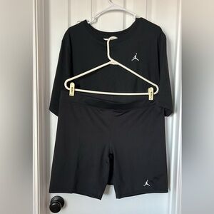 Jordan Black Athletic Set